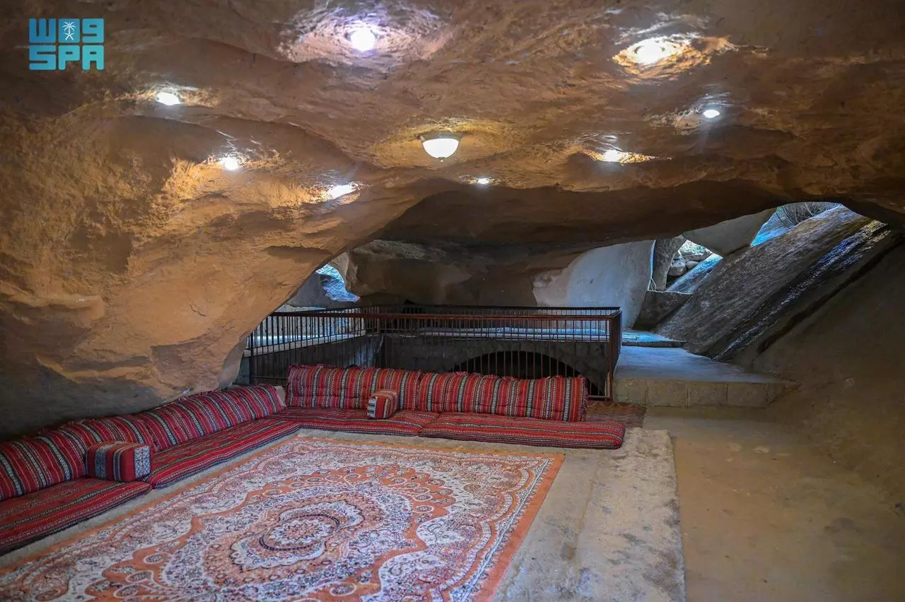 Caves resorts...a new style of rural tourism in Al-Baha. Caves resorts...a new style of rural tourism in Al-Baha.