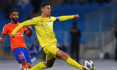 ആയിരം ക്ലബ് മത്സരങ്ങൾ, ഗോളടിച്ച് ആഘോഷിച്ച്  ക്രിസ്റ്റ്യാനോ; എഎഫ്‌സി ചാമ്പ്യൻസ് ലീഗിൽ അൽ നസ്‌റിന് ജയം