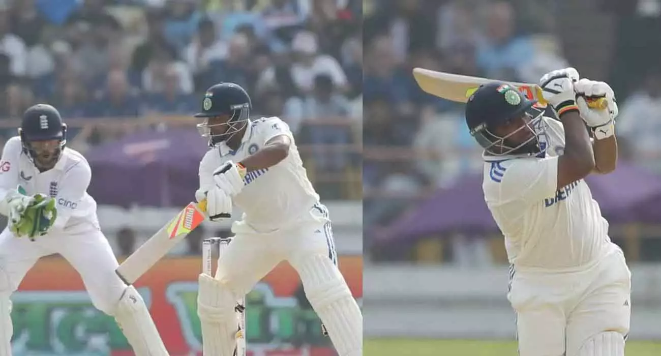 അതിവേഗ അർധ സെഞ്ചുറി; ഹാർദികിനൊപ്പം റെക്കോർഡ് പങ്കിട്ട് സർഫറാസ് അതിവേഗ അർധ സെഞ്ചുറി; ഹാർദികിനൊപ്പം റെക്കോർഡ് പങ്കിട്ട് സർഫറാസ്