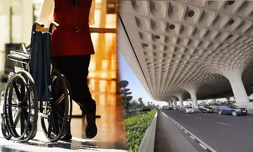 Mumbai Airport,Tragic Incident ,Wheelchair,plane to terminal,Air India,മുംബൈ വിമാനത്താവളം,വീല്‍ചെയര്‍,എയര്‍ഇന്ത്യ
