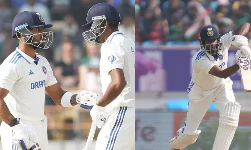 കരുത്തുകാട്ടി വാലറ്റം; രാജ്‌കോട്ട് ടെസ്റ്റിൽ റൺമല കയറി ഇന്ത്യ, തിരിച്ചടിച്ച് ഇംഗ്ലണ്ട്