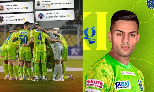 Kerala Blasters vs Chennaiyin match begins