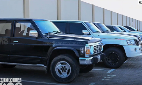 11 vehicles caught in road exercise in Sharjah during heavy rain