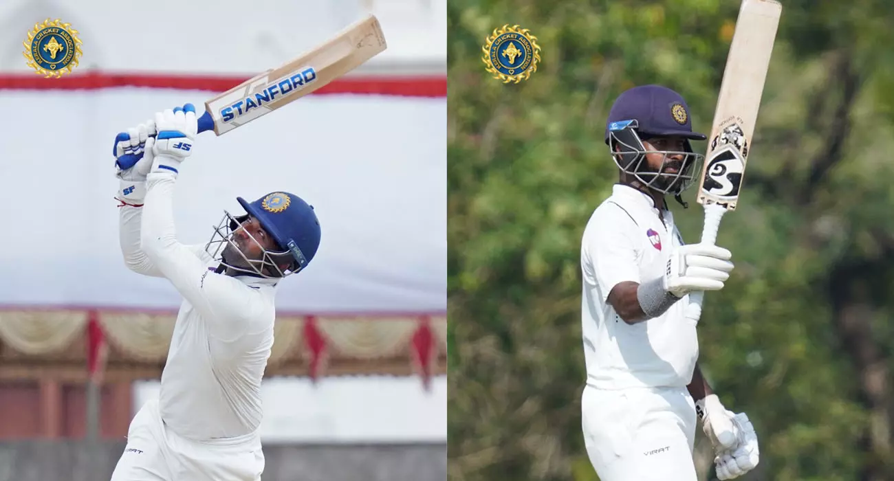 വീണ്ടും സച്ചിൻ ഷോ; രഞ്ജി ട്രോഫിയിൽ ആന്ധ്രക്കെതിരെ കേരളം ടോപ് ഗിയറിൽ