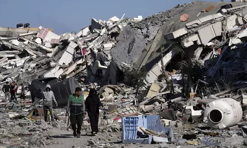 Ministry of Foreign Affairs of Qatar said that the Palestinian people are in dire straits