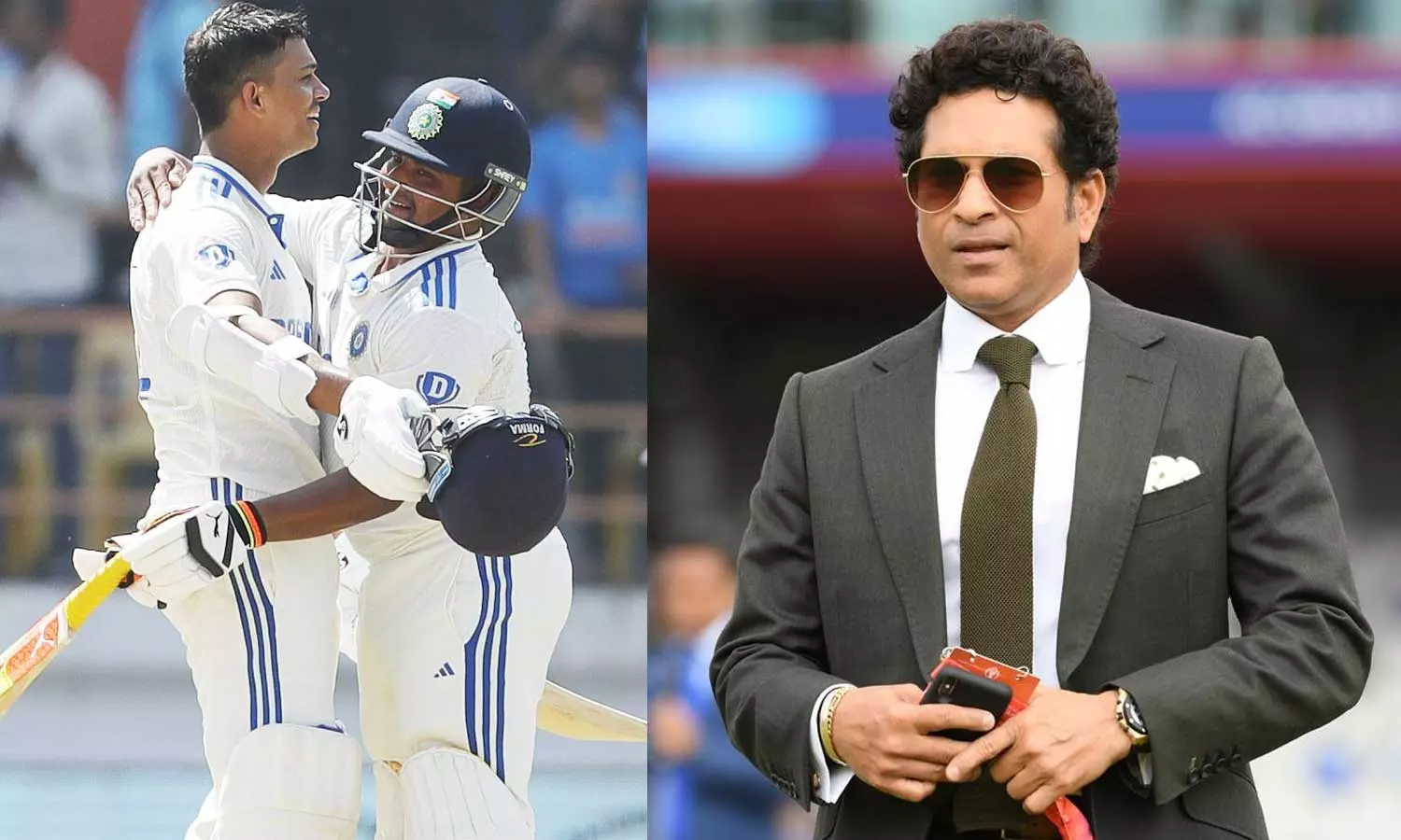 ഇംഗ്ലണ്ടിന്‍റെ ഡബിൾ ട്രബിൾ; സർഫറാസിനെയും ജയ്‌സ്വാളിനേയും വാനോളം പുകഴ്ത്തി സച്ചിൻ