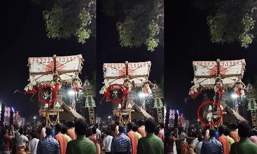 Baby fell down during the weight offering at the Ezhamkulam temple in Pathanamthitta, Pathanamthitta Ezhamkulam temple baby weight offering accident, Pathanamthitta vazhipadu accident