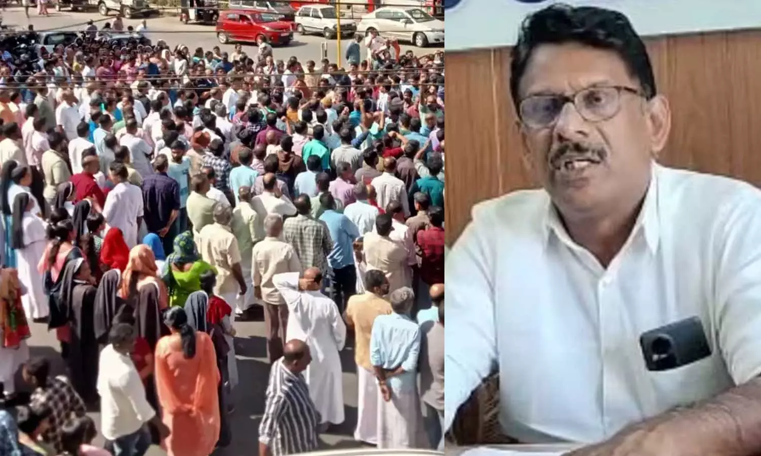 ളോഹ ഇട്ട ചിലര്‍ പിടിക്കെടാ, തല്ലെടാ എന്ന് ആക്രോശിച്ചു; ജനങ്ങൾ പ്രകോപിതരായി-വിവാദ പരാമർശവുമായി ബി.ജെ.പി നേതാവ്