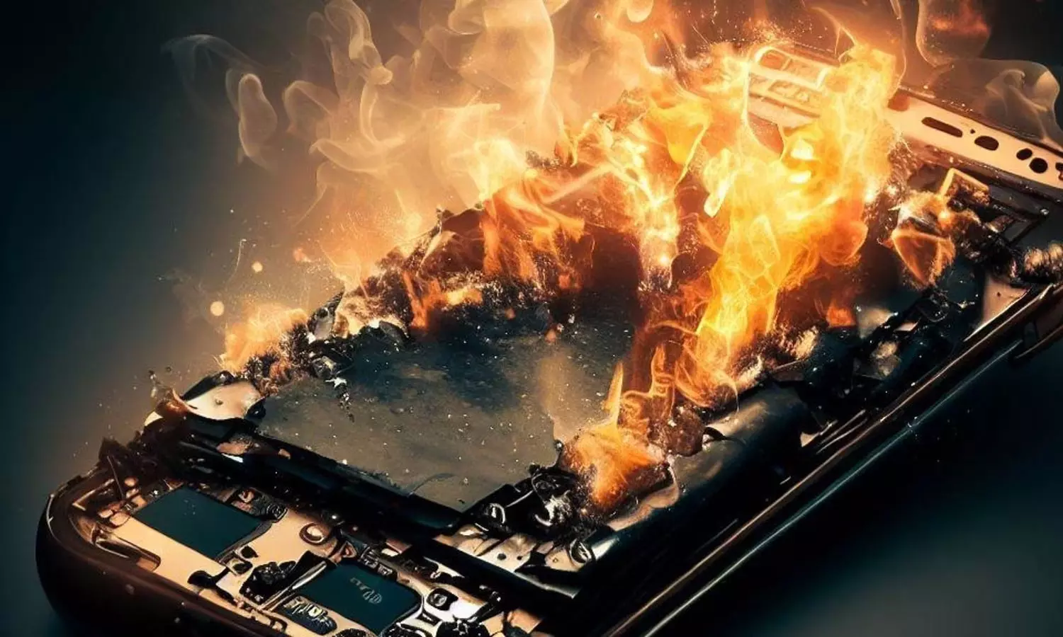 mobile phone explosion image mobile phone explosion image