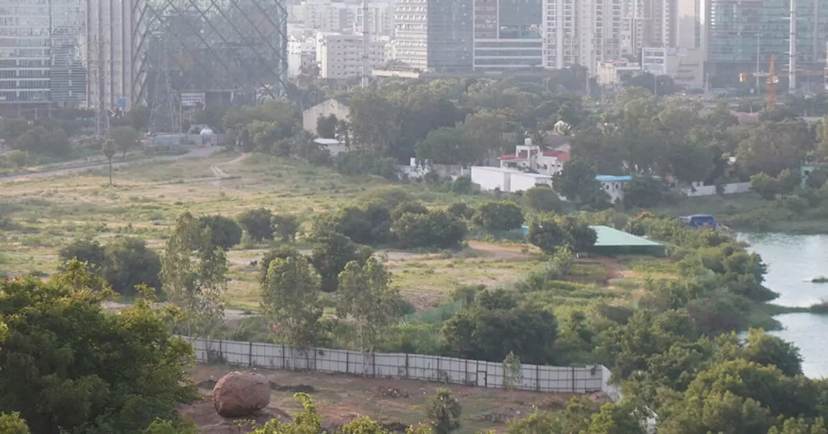 ഖാജഗുഡയിലെ പച്ചപ്പ് ഖാജഗുഡയിലെ പച്ചപ്പ്