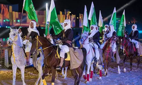 സ്ഥാപകദിനപ്പൊലിവില്‍ സൗദി; ആഘോഷങ്ങൾക്ക് തുടക്കം