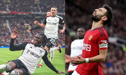 ക്ലൈമാക്‌സിൽ യുണൈറ്റഡ് വീണു; ഇഞ്ചുറി ടൈം ഗോളിൽ ഫുൾഹാം ഹീറോയായി ഇവോബി