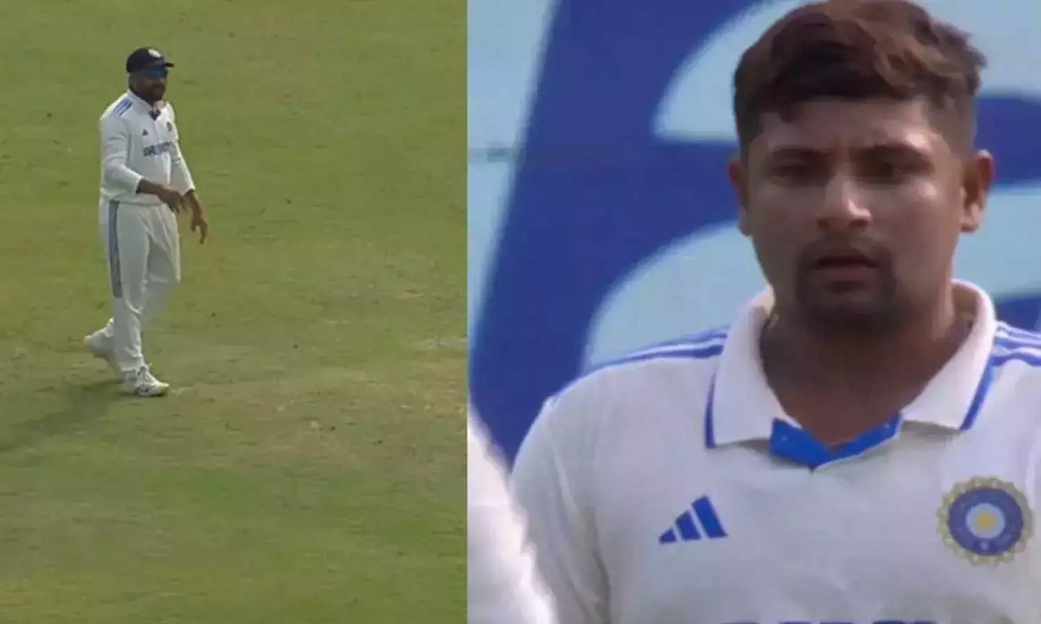 ഹീറോ ആവാൻ നോക്കണ്ട; ഹെൽമറ്റ് ധരിക്കാത്തതിന് സർഫറാസിനെ ശാസിച്ച് രോഹിത് ശര്‍മ