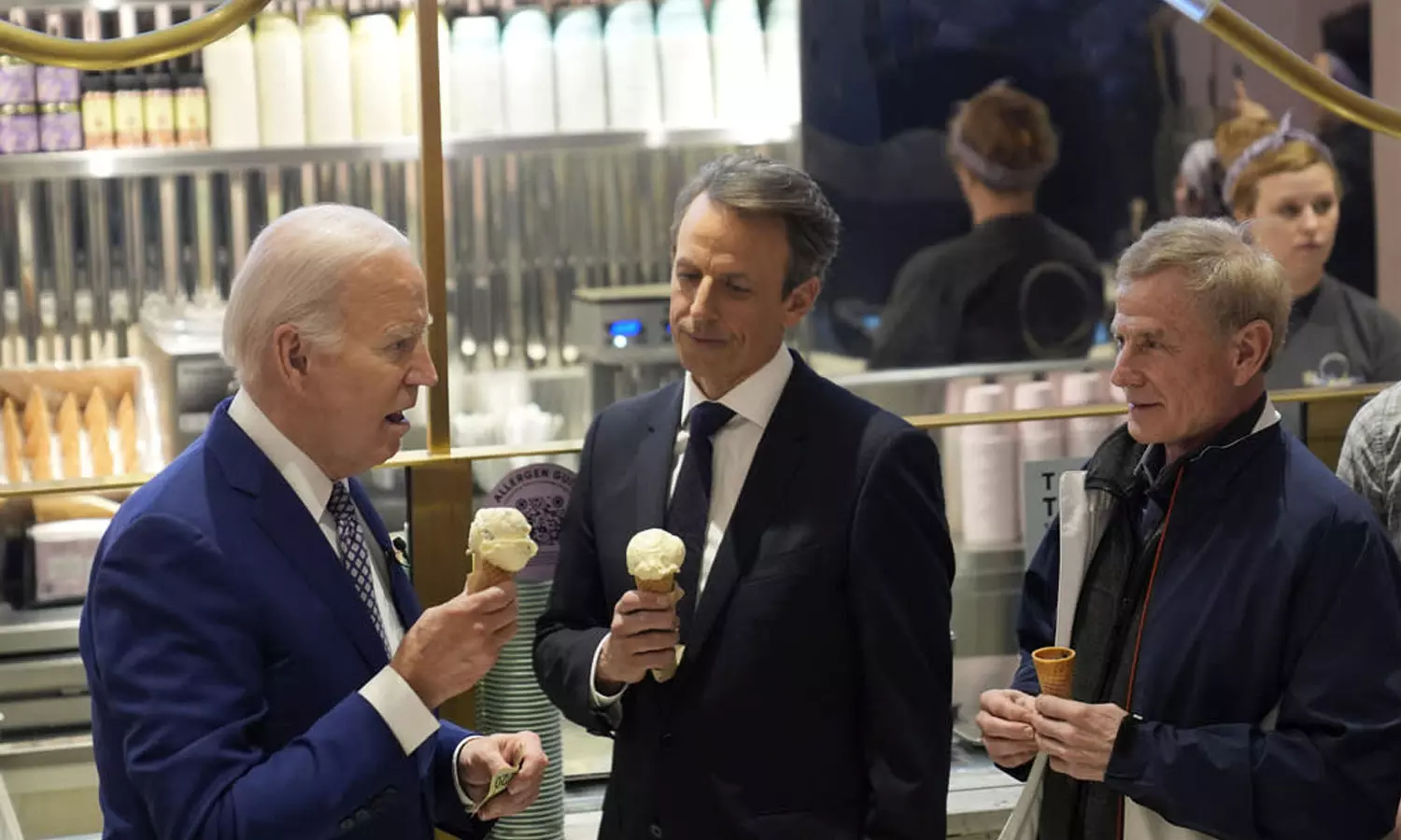 joe biden with ice cream