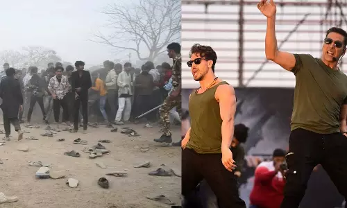 അക്ഷയ് കുമാർ-ടൈഗർ ഷ്‌റോഫ് പരിപാടിയിൽ സംഘർഷം, ചെരിപ്പേറ്; ലാത്തിച്ചാർജ് നടത്തി പൊലീസ്