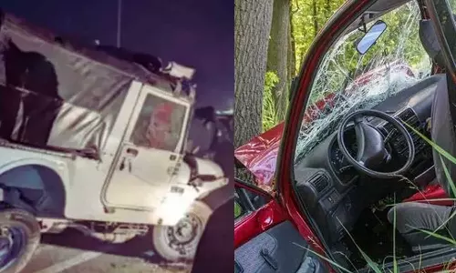 തേജസ്വി യാദവിന്റെ ജൻ വിശ്വാസ് യാത്രയ്ക്കിടെ അപകടം; ഒരു പൊലീസുകാരന് മരിച്ചു, ആറുപേര്ക്ക് പരിക്ക് തേജസ്വി യാദവിന്റെ ജൻ വിശ്വാസ് യാത്രയ്ക്കിടെ അപകടം; ഒരു പൊലീസുകാരന് മരിച്ചു, ആറുപേര്ക്ക് പരിക്ക്