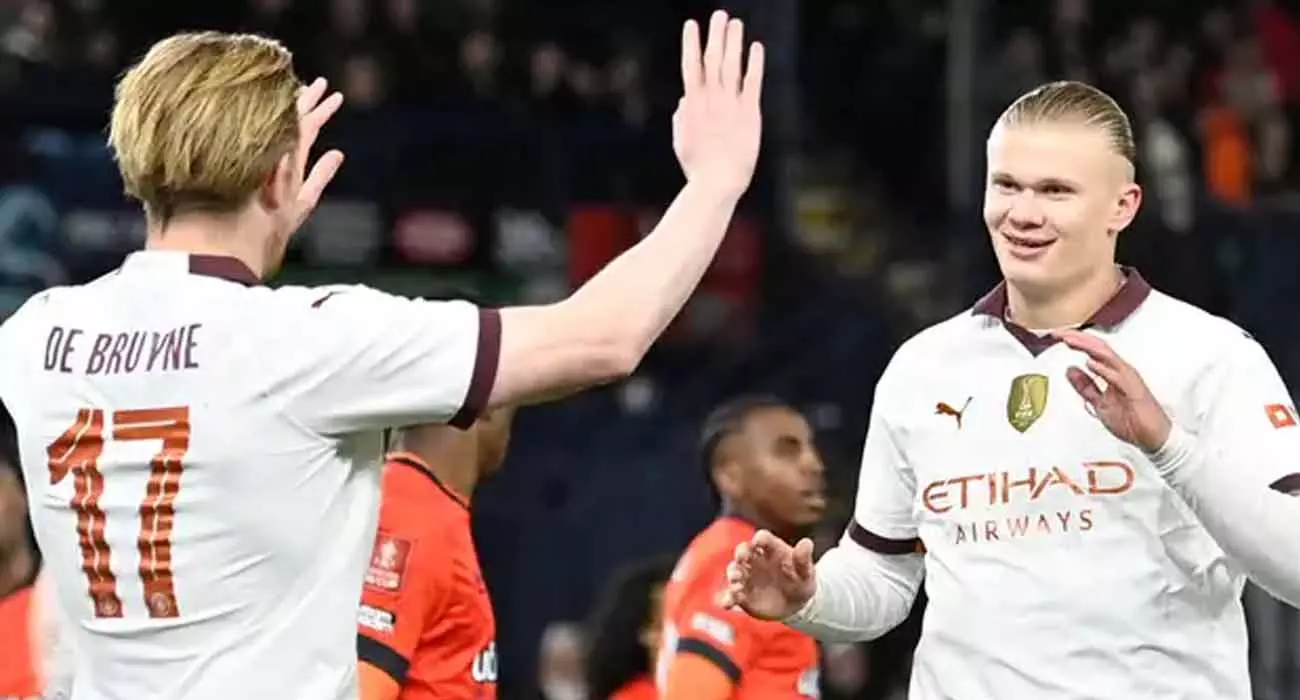 ഫൈവ് സ്റ്റാർ ഹാളണ്ട്; വമ്പൻ ജയത്തോടെ മാഞ്ചസ്റ്റർ സിറ്റി എഫ്.എ കപ്പ് ക്വാർട്ടറിൽ ഫൈവ് സ്റ്റാർ ഹാളണ്ട്; വമ്പൻ ജയത്തോടെ മാഞ്ചസ്റ്റർ സിറ്റി എഫ്.എ കപ്പ് ക്വാർട്ടറിൽ