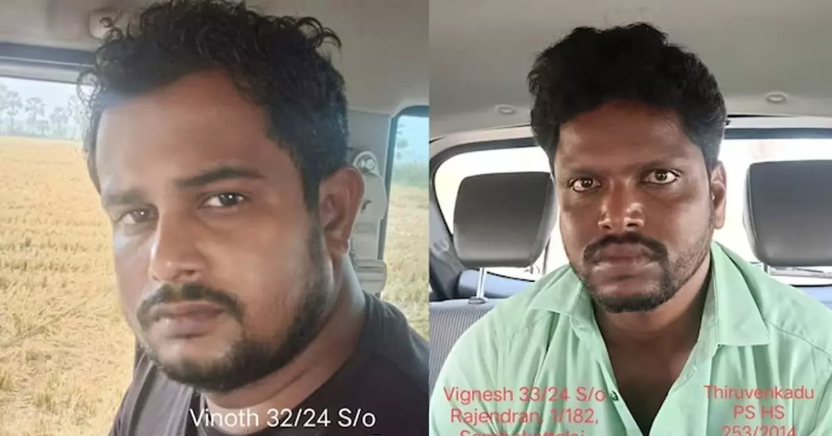 Four people, including two BJP leaders, have been arrested in the case of blackmailing Masilamani Desika Gnanasampanda Paramasarya Swami in Tamil Nadu