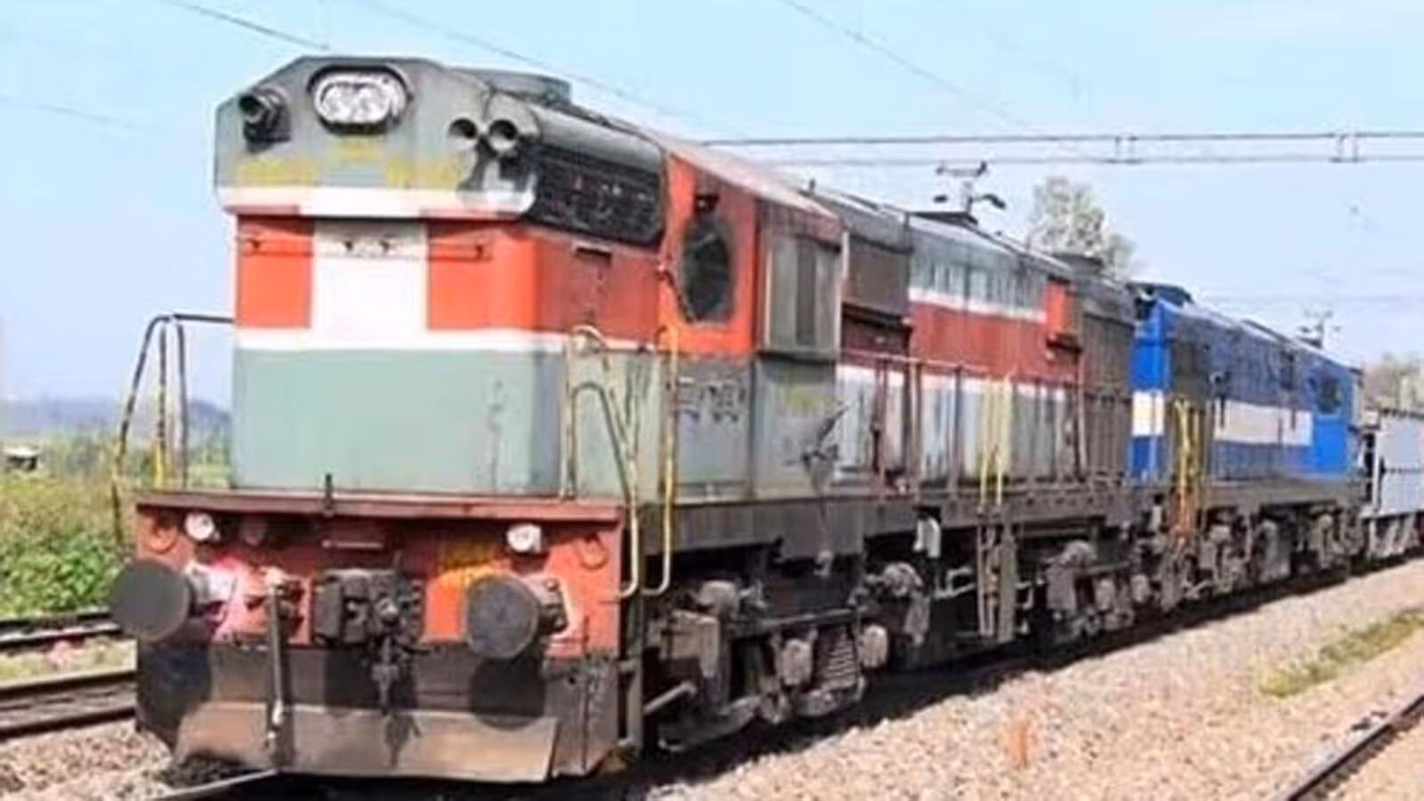 unattended freight train