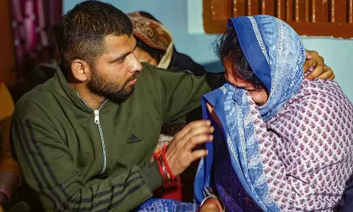 Navi officer Sahil Varmas family