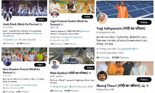 BJP leaders add Modi Ka Parivar to their social media profiles after Lalu Prasad Yadavs remarks against the PM Narendra Modi,
