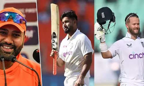 ഋഷഭ് പന്ത് എന്നൊരു താരമുണ്ടായിരുന്നു,ഡക്കറ്റ് അവൻ കളിക്കുന്നത് കണ്ടിട്ടുണ്ടാകില്ല; രോഹിത് ശർമ്മയുടെ മറുപടി വൈറൽ