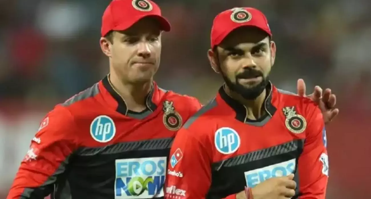 വിരാട് കോഹ്ലി ഐപിഎൽ കളിച്ചേക്കില്ല; സൂചന നൽകി ഡിവില്ലിയേഴ്സ് വിരാട് കോഹ്ലി ഐപിഎൽ കളിച്ചേക്കില്ല; സൂചന നൽകി ഡിവില്ലിയേഴ്സ്