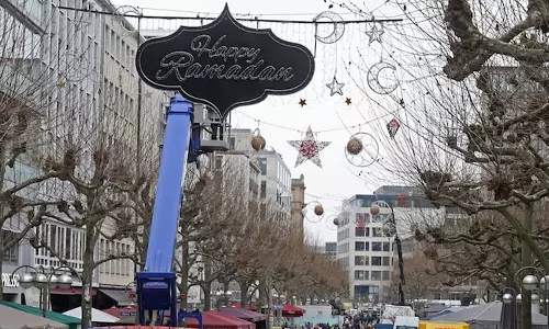 Frankfurt to Illuminate its streets in Ramadan for the first time, Ramadan illumination in Frankfurt Frankfurt to Illuminate its streets in Ramadan for the first time, Ramadan illumination in Frankfurt