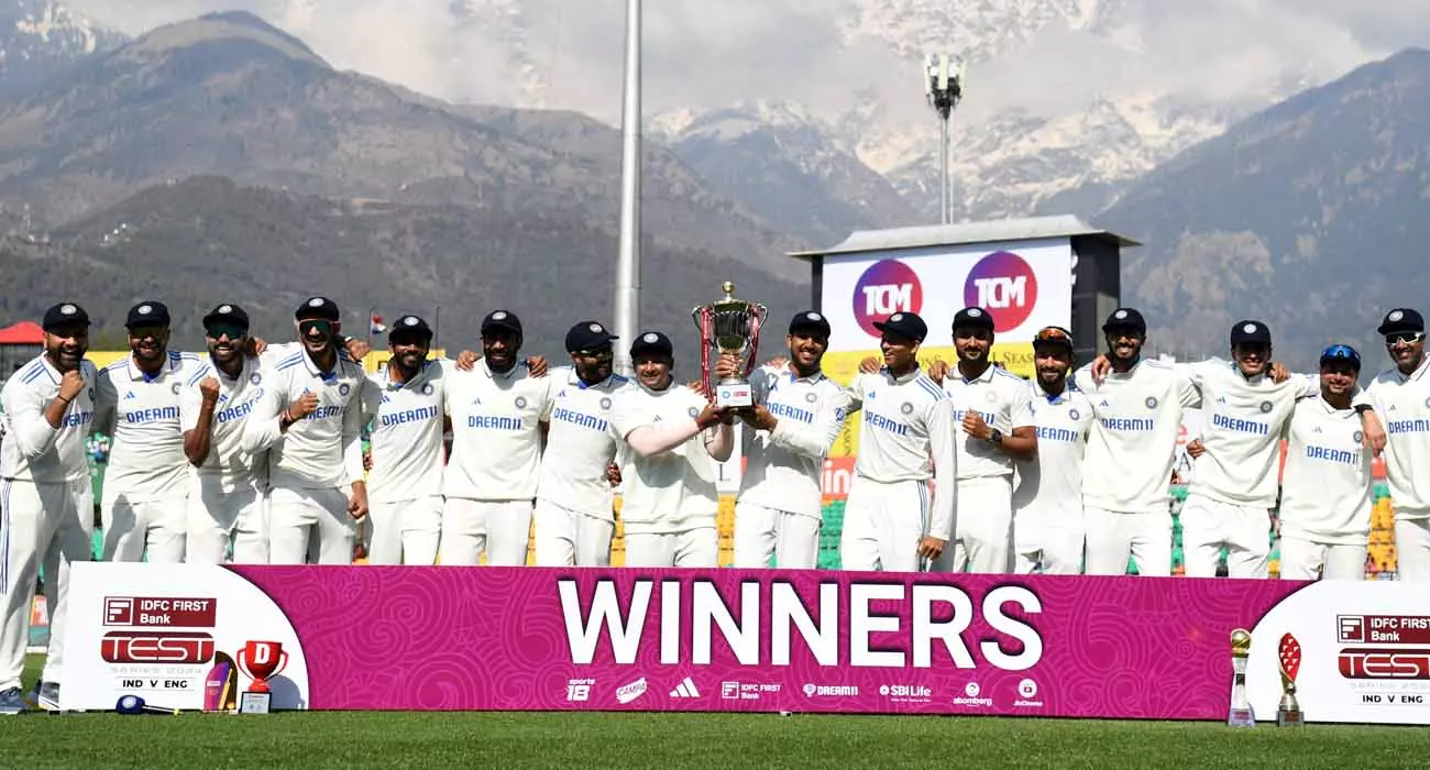 ഇംഗ്ലണ്ടിനെ കറക്കി വീഴ്ത്തി അശ്വിൻ; ധരംശാലയിൽ ഇന്ത്യൻ വിജയഗാഥ