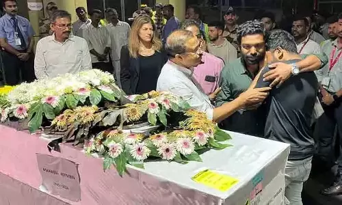 The body of the Malayali who was killed in Israel was brought home