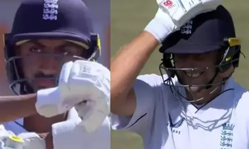 ക്ലീൻ ബൗൾഡായിട്ടും റിവ്യൂ എടുത്ത് ഷുഹൈബ് ബഷീർ; തലയിൽ കൈവെച്ച് ജോ റൂട്ട്