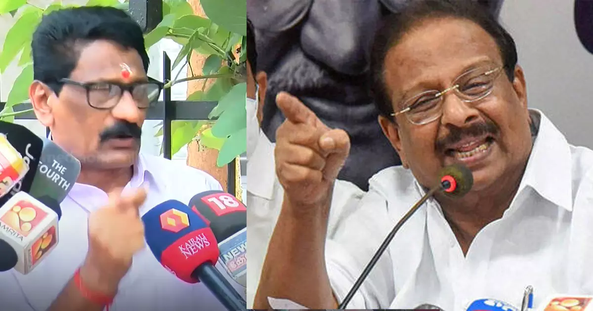 K Sudhakaran is embezzling KPCC fund: thampanur Satish