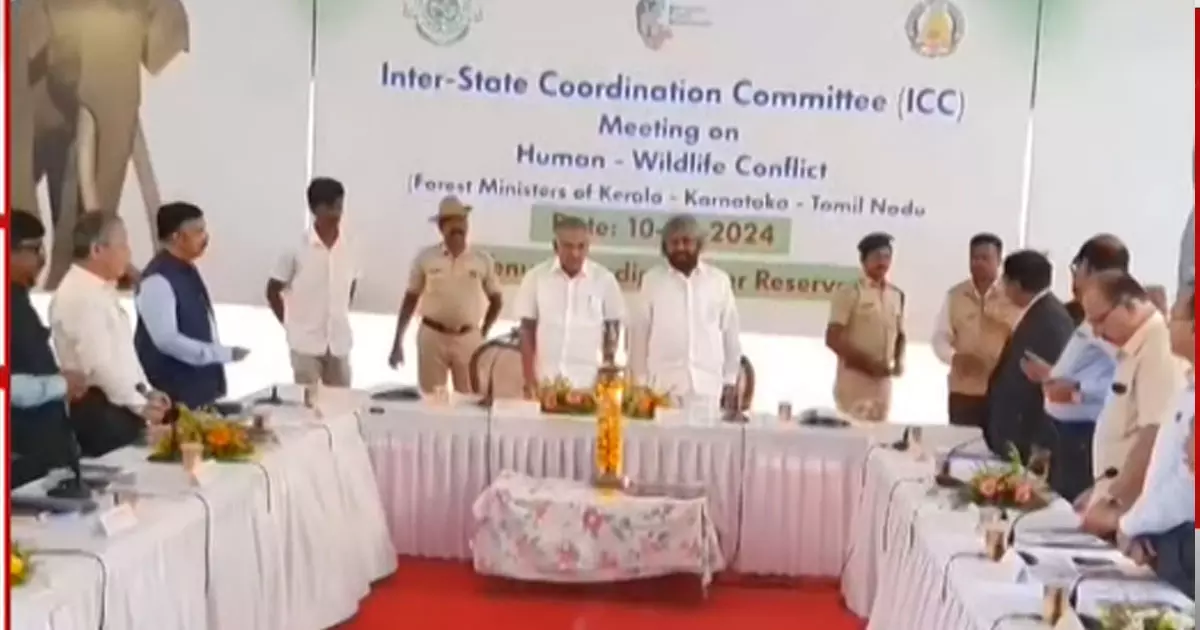 Prevention of wild animal attack: Kerala and Karnataka sign inter-state cooperation agreement Prevention of wild animal attack: Kerala and Karnataka sign inter-state cooperation agreement