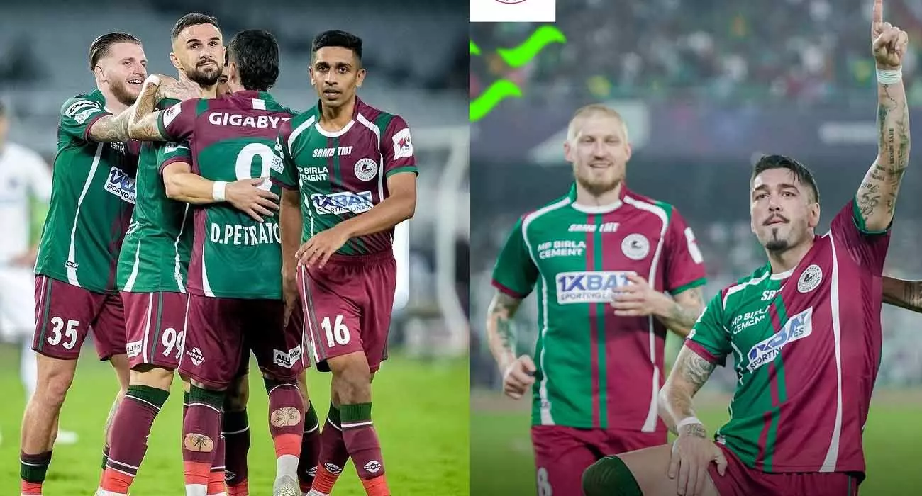 കൊൽക്കത്തൻ നാട്ടങ്കം ജയിച്ച് മോഹൻബഗാൻ; ഐഎസ്എലിൽ തലപ്പത്ത്