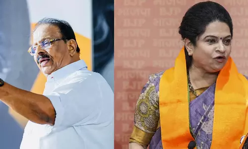 padmaja venugopal,K. Sudhakaran ,Padmajas BJP entry,Loknath Behra,loksabha election 2024,പത്മജയുടെ ബി.ജെ.പി പ്രവേശനം,ലോക്നാഥ് ബെഹ്റക്കെതിരെ സുധാകരന്,കെ.സുധാകരന് padmaja venugopal,K. Sudhakaran ,Padmajas BJP entry,Loknath Behra,loksabha election 2024,പത്മജയുടെ ബി.ജെ.പി പ്രവേശനം,ലോക്നാഥ് ബെഹ്റക്കെതിരെ സുധാകരന്,കെ.സുധാകരന്