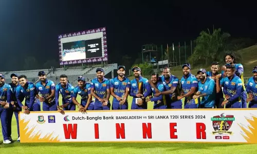 പ്രകോപനം തീർത്ത് ബംഗ്ലാദേശ് താരം; ടൈംഡ്ഔട്ട്  മറുപടിയുമായി ശ്രീലങ്കൻ താരങ്ങൾ