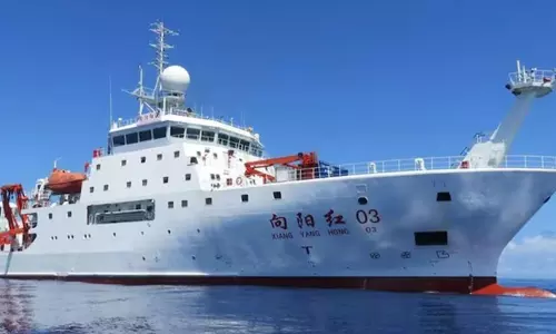 ഇന്ത്യൻ മഹാസമുദ്രത്തിൽ ചൈനീസ് ചാരക്കപ്പലുകൾ; ജാഗ്രതയിൽ നാവികസേന