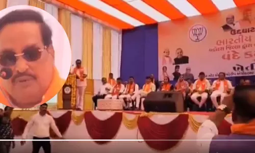 Sarpanch complained that there is no primary school in Khatamba village to Gujarat BJP president CR   Patil