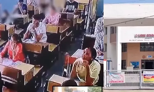 Suspension for the supervisor who removed the hijab of the students during the exam in Lions school at Ankleshwar in Bharuch district of Gujarat