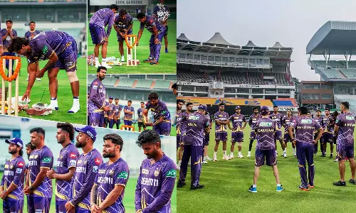 KKR Commences training with ritualistic ‘Puja’ ahead of IPL 2024 opener, Kolkata Knight Riders, Gautam Gambhir