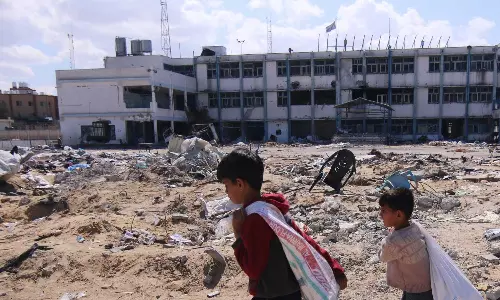 ഗസ്സക്ക്​ കൂടുതൽ ഭക്ഷ്യസഹായം; യു.എ.ഇ പ്രസിഡൻറും എരിൻ ഗോറും തമ്മിൽ കൂടിക്കാഴ്ച