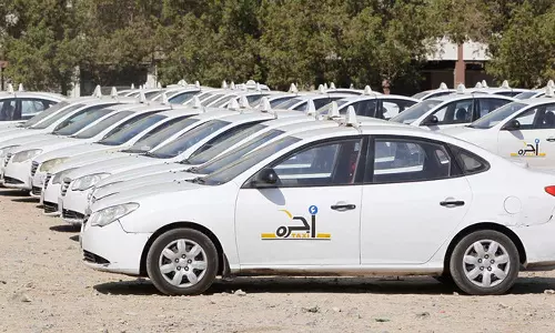 Taxis in Saudi Arabia representative image