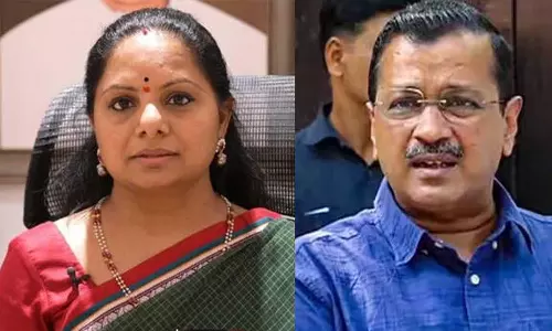 BRS Leader K.Kavitha & Delhi CM Aravind Kejriwal