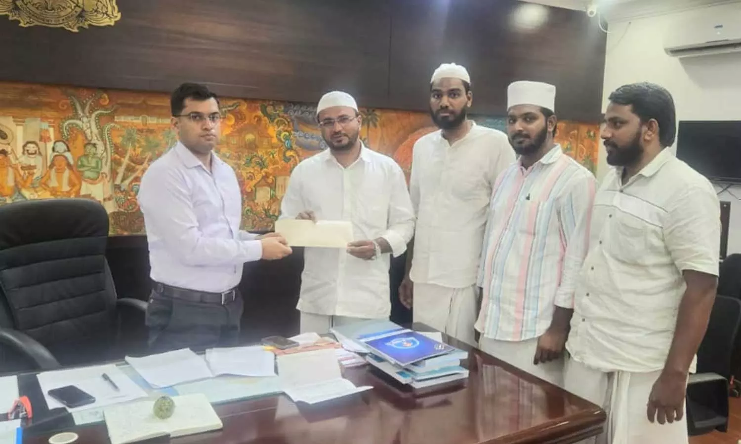 SKSSF submitted a petition to the District Election Officers to postpone the elections on Friday SKSSF submitted a petition to the District Election Officers to postpone the elections on Friday