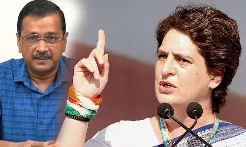 പ്രധാനമന്ത്രി രാഷ്ട്രീയത്തെ തരംതാഴ്ത്തരുത്;  അരവിന്ദ് കേജ്‌രിവാളിന്റെ അറസ്റ്റിൽ പ്രിയങ്ക ഗാന്ധി