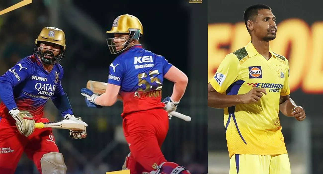 തുടക്കമിട്ട് ഡു പ്ലെസിസ്; ഫിനിഷ് ചെയ്ത് ഡികെയും റാവത്തും; ചെന്നൈക്ക് വിജയ ലക്ഷ്യം 174 റൺസ്