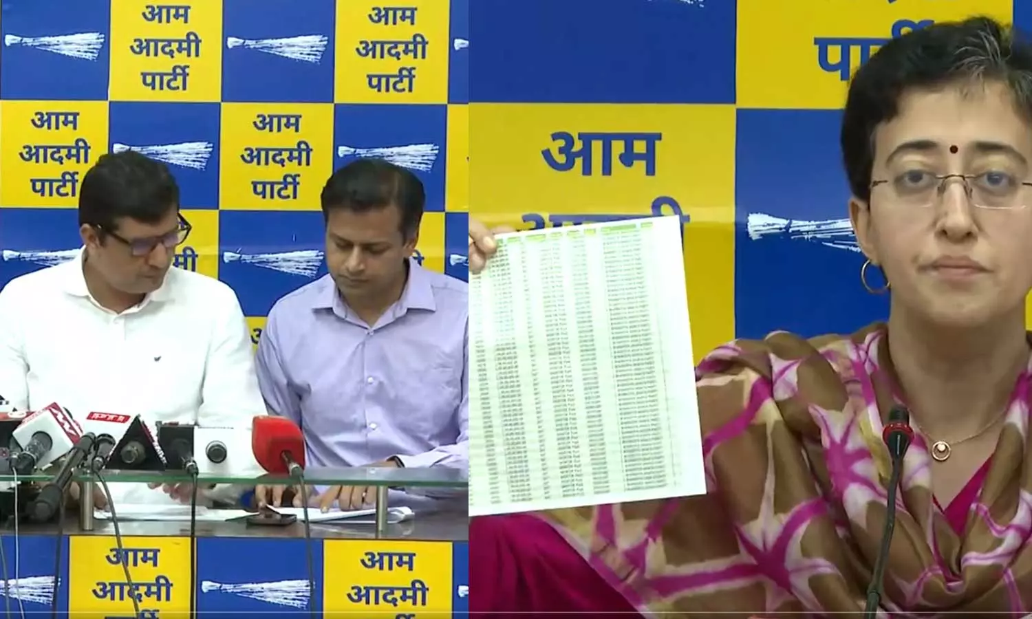 Aam Aadmi Party has released evidence and alleged that BJP got all the corruption money in Delhis liquor policy scam, AAP against BJP in Delhis liquor policy scam
