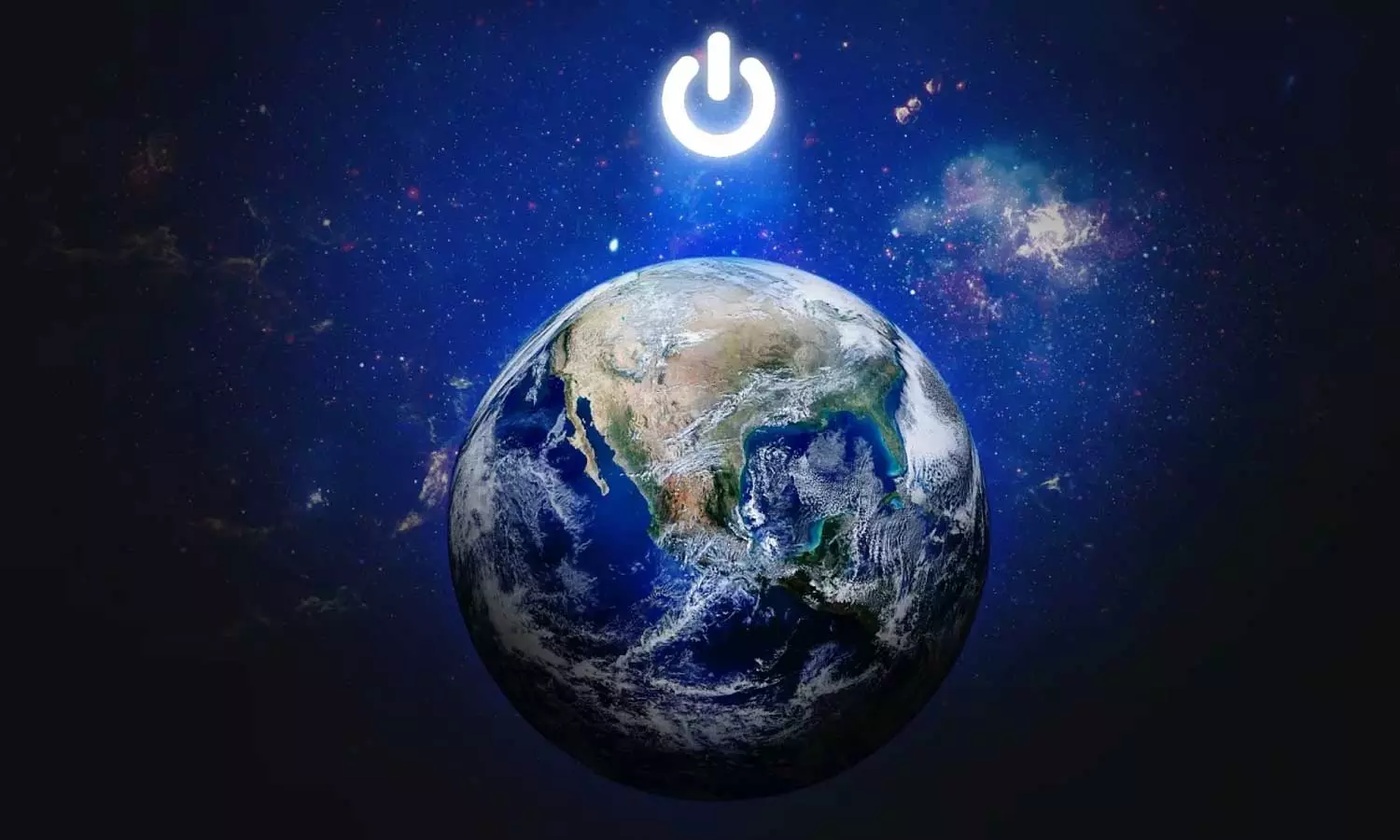 Earth hour repreentative image Earth hour repreentative image