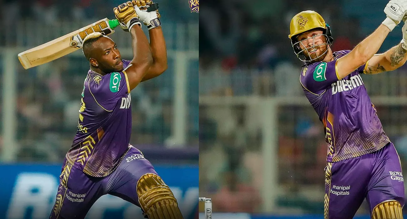 തകർത്തടിച്ച് ആന്ദ്രെ റസലും റിങ്കുസിങും; കൊൽക്കത്തക്ക് 208 റൺസിന്റെ കൂറ്റൻ സ്‌കോർ