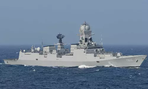 INS Kolkata Navy Warship